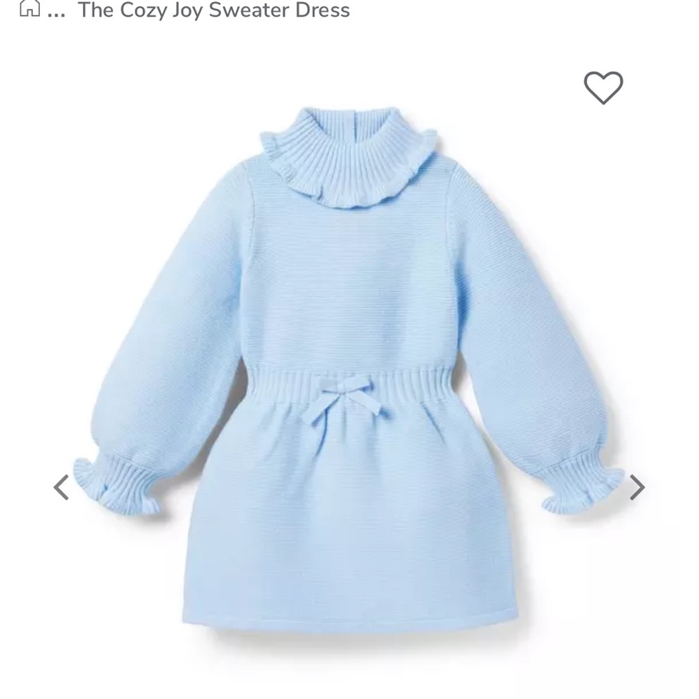 Janie and Jack Cozy Joy Dress